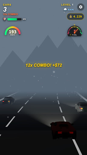 Retro Road Racer - Car Racing Screenshot 2