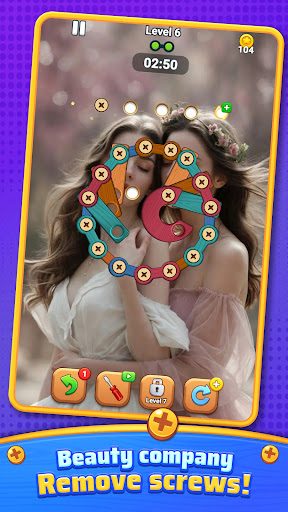 Wood Screw Lovely Puzzle Screenshot 5