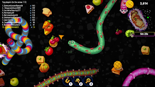 Worms Zone .io - Hungry Snake Screenshot 12