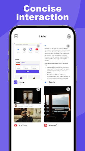 AI Browser - Safe & Fast Screenshot 1