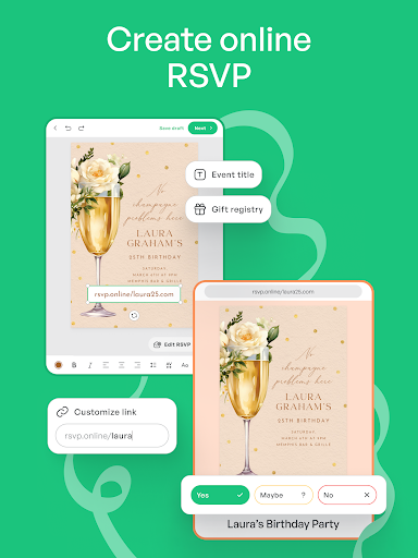 Invitation Maker: Cards & RSVP Screenshot 18