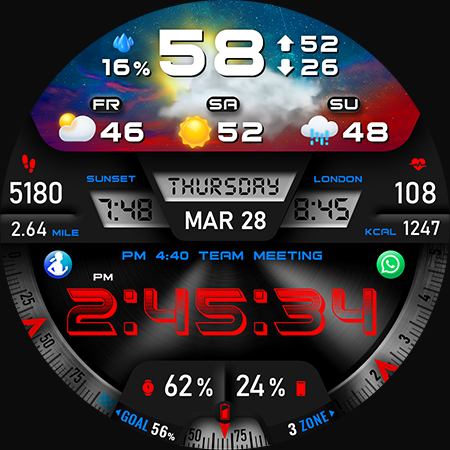 PER27 Digital Watch Face Screenshot 35