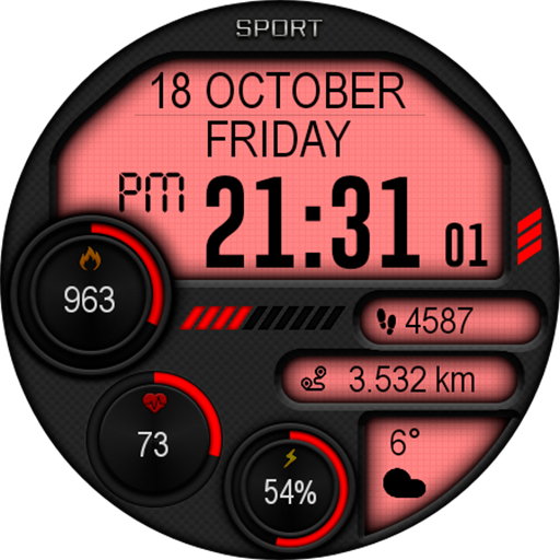 Digital Iwasa Watch Face Screenshot 8