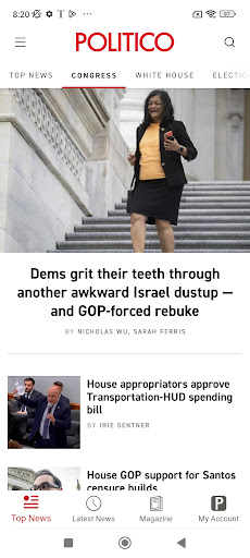 POLITICO Screenshot 2