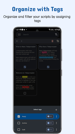 Nano Teleprompter Screenshot 3
