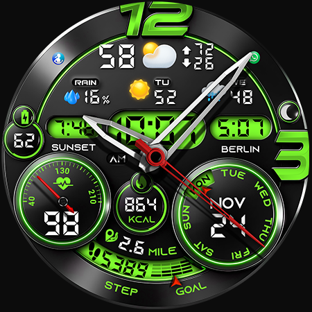 PER32 Ultra Hybrid Watch Face Screenshot 48