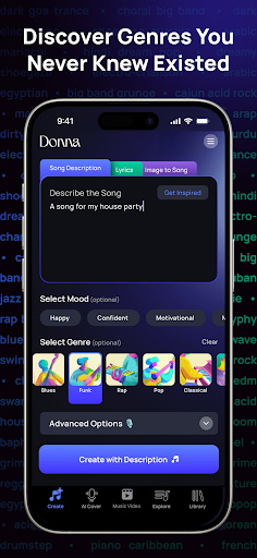 Donna AI Song & Music Maker Screenshot 19