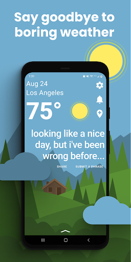 Funny Weather: Rude Forecast Screenshot 1
