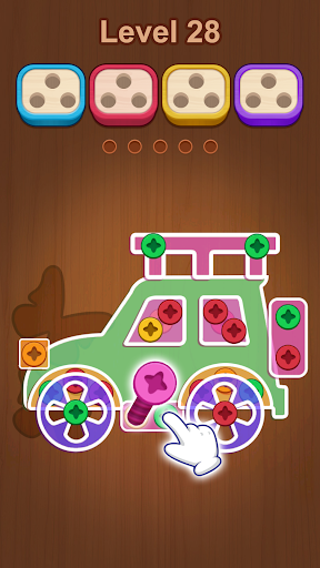 Woodbolt Sort: Nuts & Screws Screenshot 4