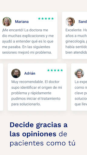 Doctoralia: pide citas médicas Screenshot 4
