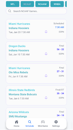 Live Scores : NFL NCAA NBA MLB Screenshot 27