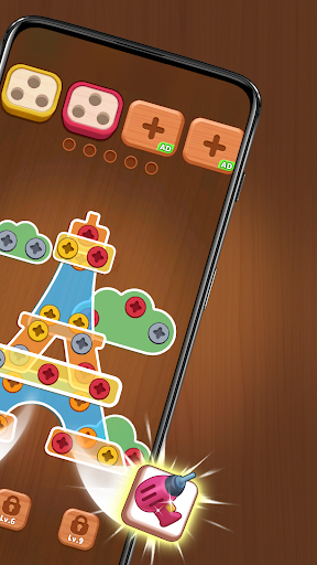 Woodbolt Sort: Nuts & Screws Screenshot 5