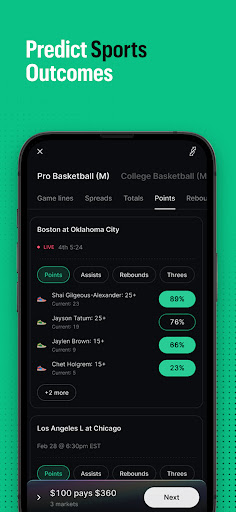 Kalshi: Trade News & Sports Screenshot 1