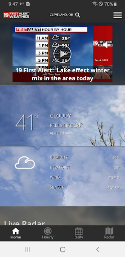 Cleveland19 FirstAlert Weather Screenshot 1