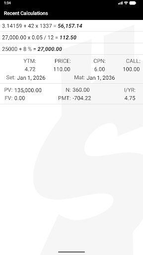 10bii Financial Calculator Screenshot 12