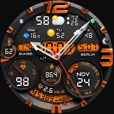 PER32 Ultra Hybrid Watch Face Screenshot 20