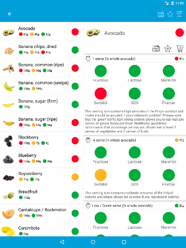 Monash University FODMAP diet Screenshot 1