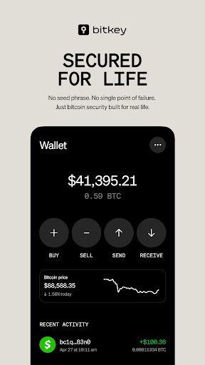 Bitkey - Bitcoin Wallet Screenshot 1