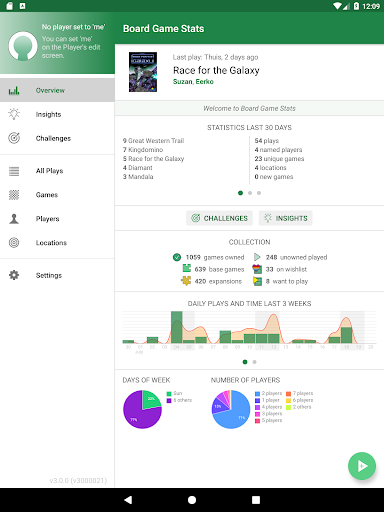 Board Game Stats Screenshot 2