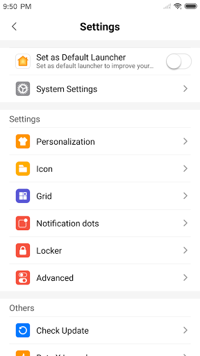 X Launcher Pro Screenshot 4