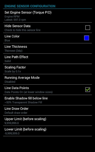 Realtime Charts for Torque Pro Screenshot 12