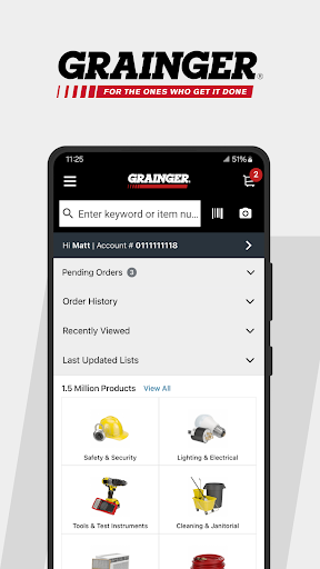 W.W. Grainger, Inc. Screenshot 1