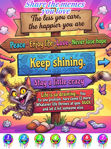 Meme Color By Number Game Screenshot 14