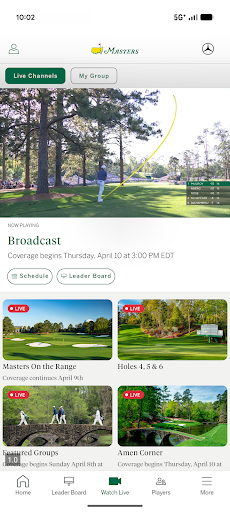 The Masters Golf Tournament Screenshot 3