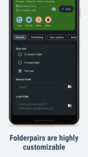 FolderSync Pro Screenshot 4