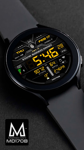 MD170B Digital watch face Screenshot 10