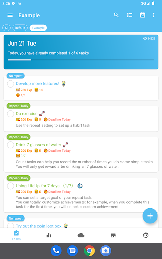 LifeUp: Gamify Tasks & Habits Screenshot 4