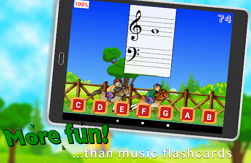 Flashnote Derby- music notes! Screenshot 10