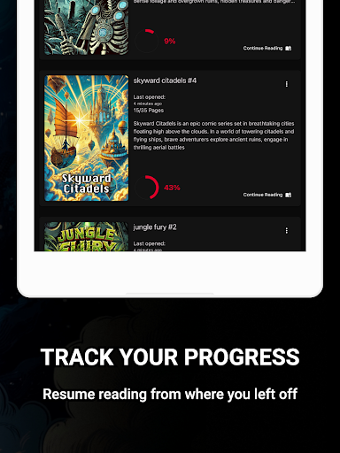 Comic Reader CBR, CBZ & PDF Screenshot 10