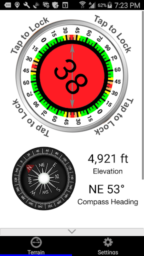 Avalanche Inclinometer Screenshot 1