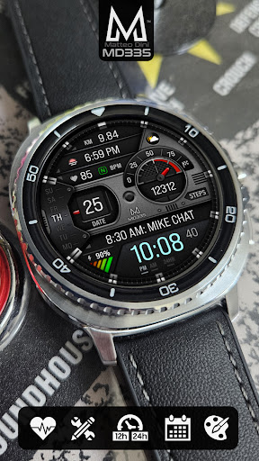 MD335 Hybrid watch face Screenshot 8