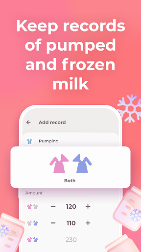 Breastfeeding tracker Pump log Screenshot 11