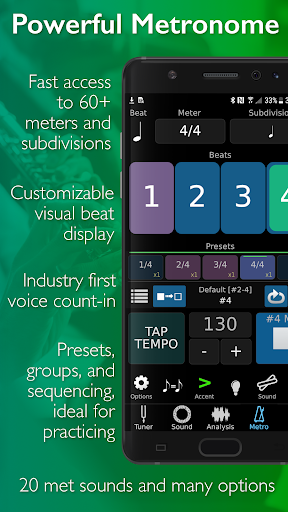 TonalEnergy Tuner & Metronome Screenshot 3