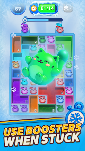 Drop Kitty : Color Puzzle Screenshot 1