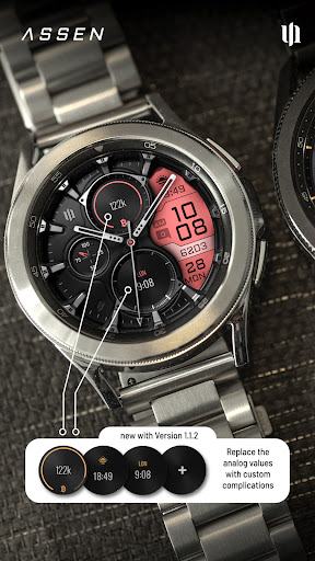 S4U Assen - Hybrid watch face Screenshot 2