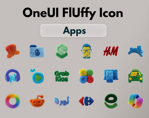 OneUI Fluffy Icons Screenshot 1