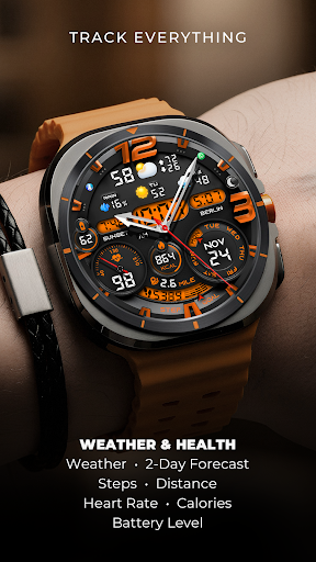 PER32 Ultra Hybrid Watch Face Screenshot 2