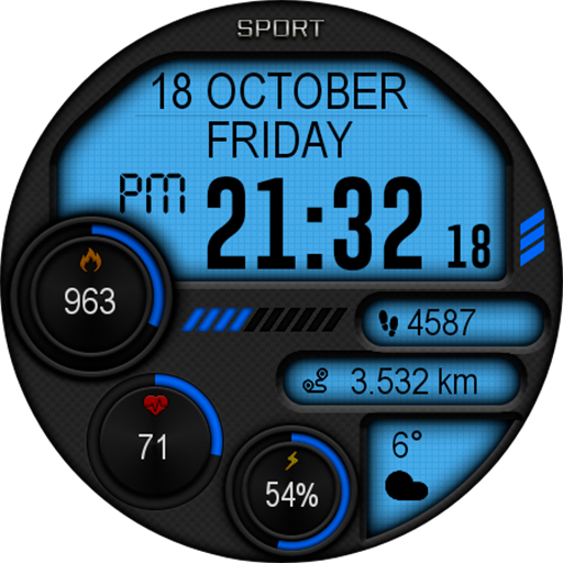 Digital Iwasa Watch Face Screenshot 16