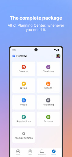 Planning Center Screenshot 1