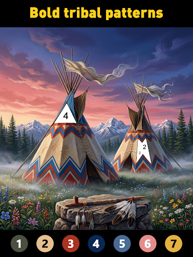 Tribal Art Coloring Book Screenshot 4