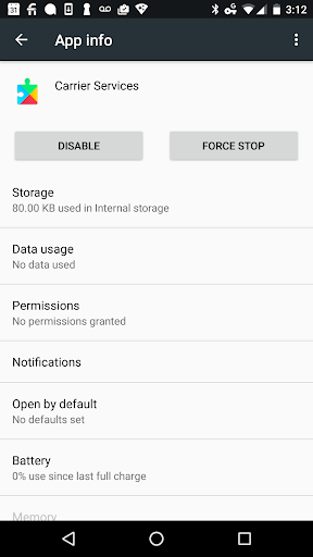 Carrier Services Screenshot 4