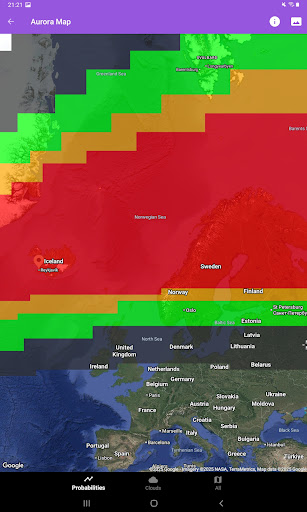 My Aurora Forecast Pro Screenshot 1