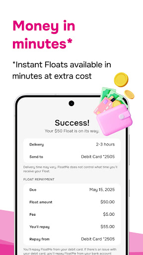 FloatMe: Fast Cash Advance App Screenshot 2