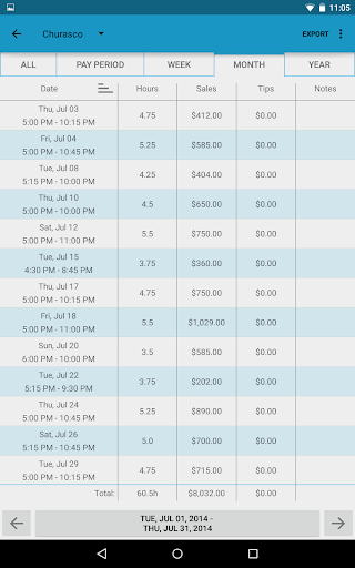 Work Log Pro Screenshot 16