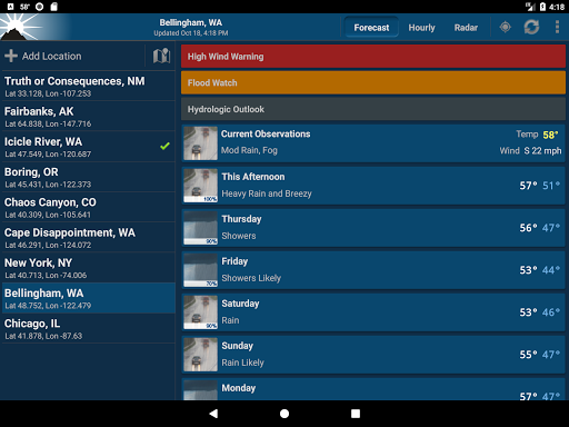 NOAA Weather Unofficial (Pro) Screenshot 12