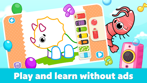 Coloring for Kids: Drawing 2-6 Screenshot 18